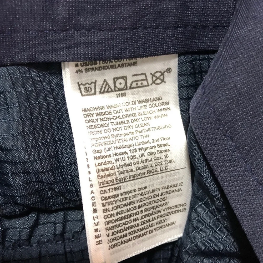🪽Banana Republic Navy Preppy Slim Luxe Jersey City Pants